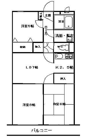スマイルⅯ1の間取り