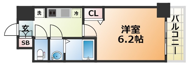 プレサンス神戸キュリオの間取り