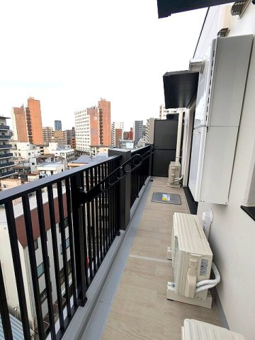 RETERRACE三ノ輪ウエストの設備|8F、ワイドバルコニー、洗濯物干せます