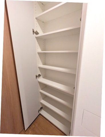 RETERRACE三ノ輪ウエストの設備|室内廊下の大型の収納です