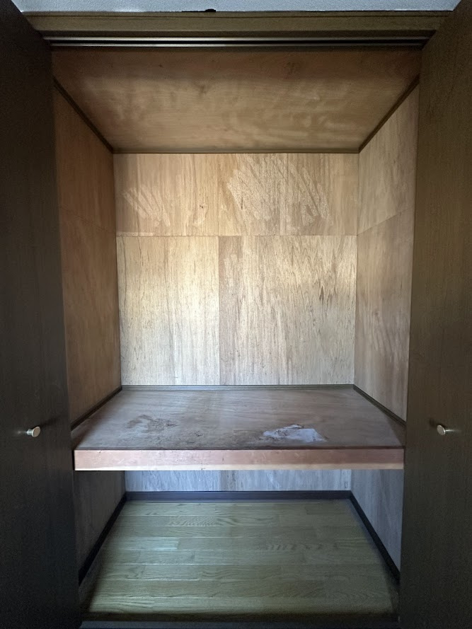 店舗付住宅　折立の収納|1F居住部分