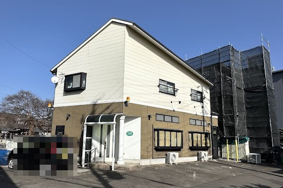 店舗付住宅　折立の外観