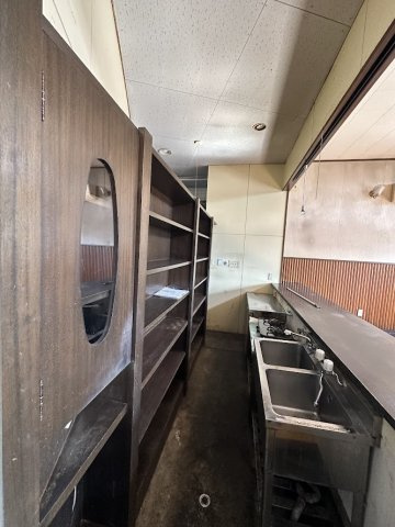 店舗付住宅　折立のキッチン|1F店舗部分