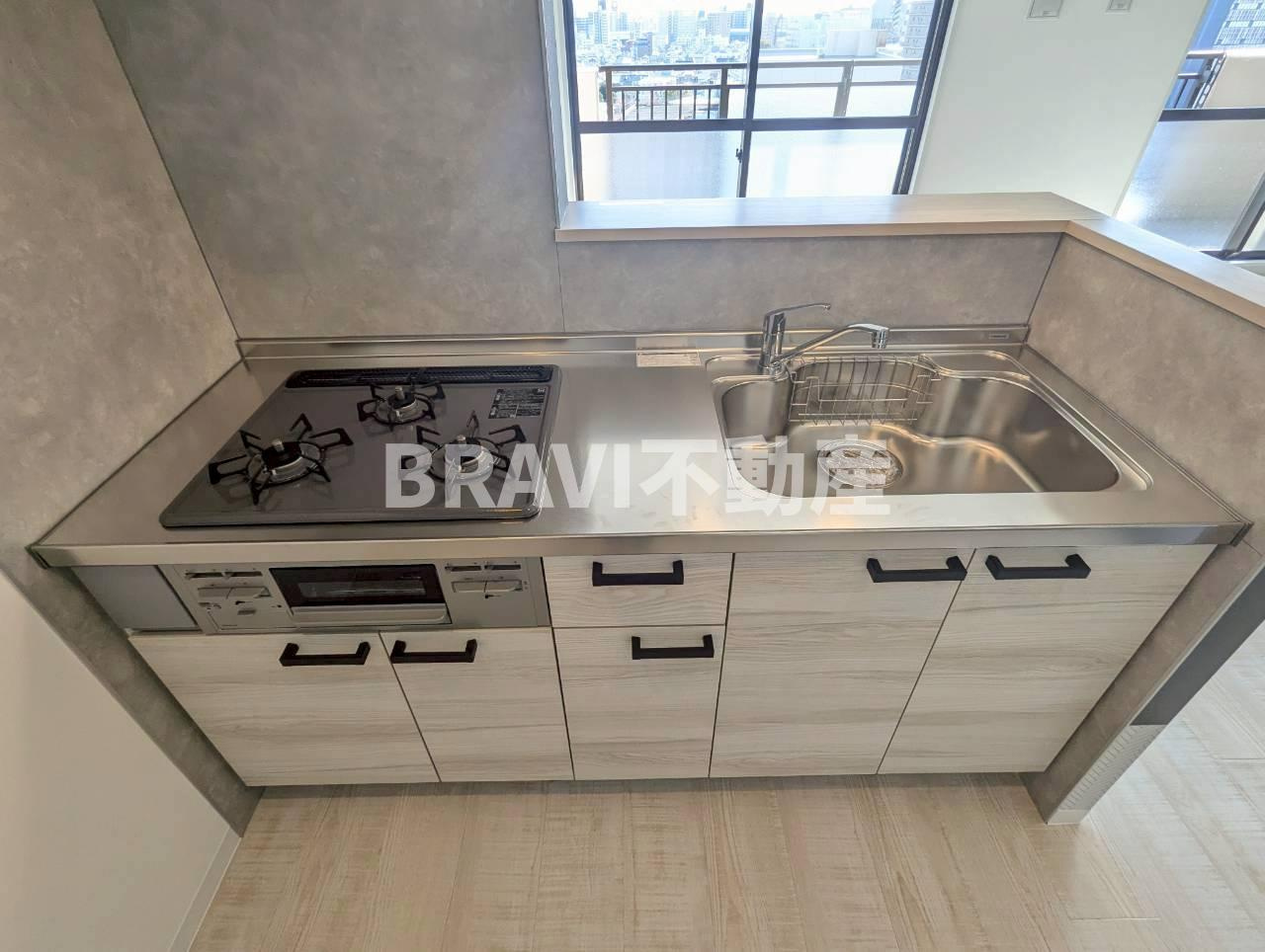 ISM大阪城公園 BRAVI不動産のキッチン