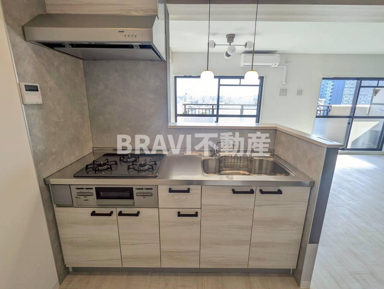 ISM大阪城公園 BRAVI不動産のキッチン