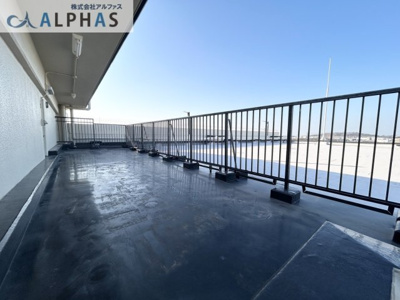 【バルコニー】 | ドルミハイツ垂水A棟 | ◆視線を気にせず、くつろげるルーフバルコニー29.1平米！！