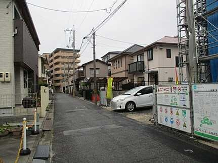 広島市佐伯区五日市中央3丁目　新築一戸建て(全2棟)の前面道路含む現地写真
