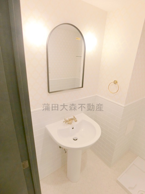 ザ・ライオンズフォーシア蒲田の洗面所|洗面脱衣所　独立洗面台