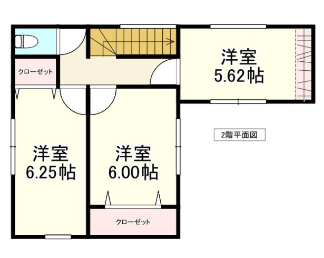 八戸市沼館2丁目　C棟の間取り