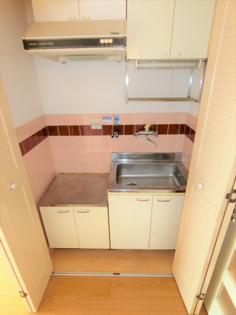 大阪市生野区新今里４丁目の賃貸マンションのキッチン