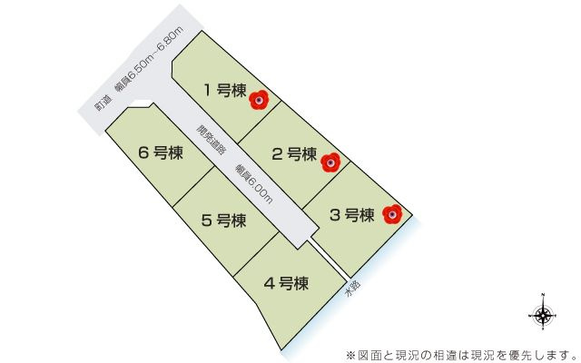 朝倉郡筑前町当所【5号棟】新築戸建ての区画図