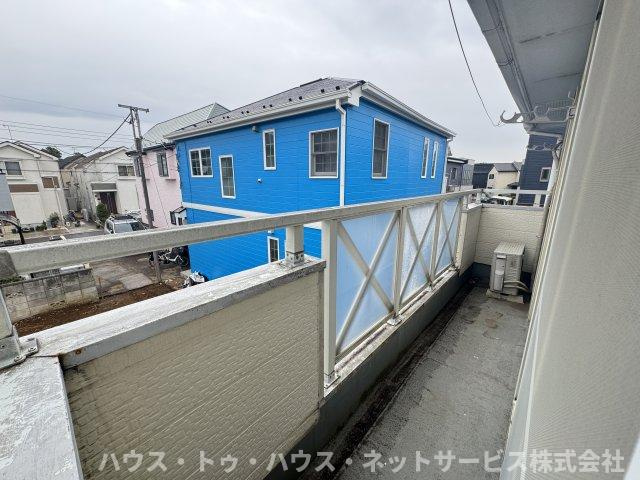 ハイツヤナギのバルコニー