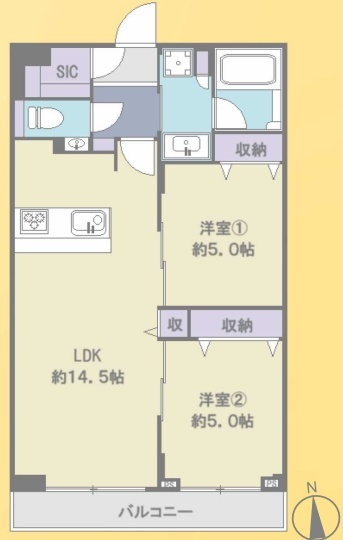 ベイクレストタワーの間取り