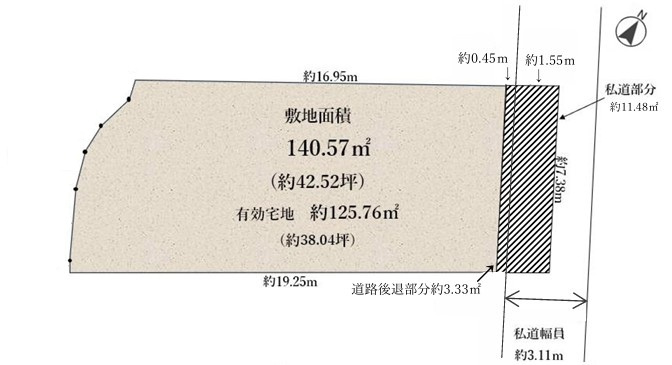 前池町6丁目 売土地の区画図|家族の未来を、まっさらなこの土地から