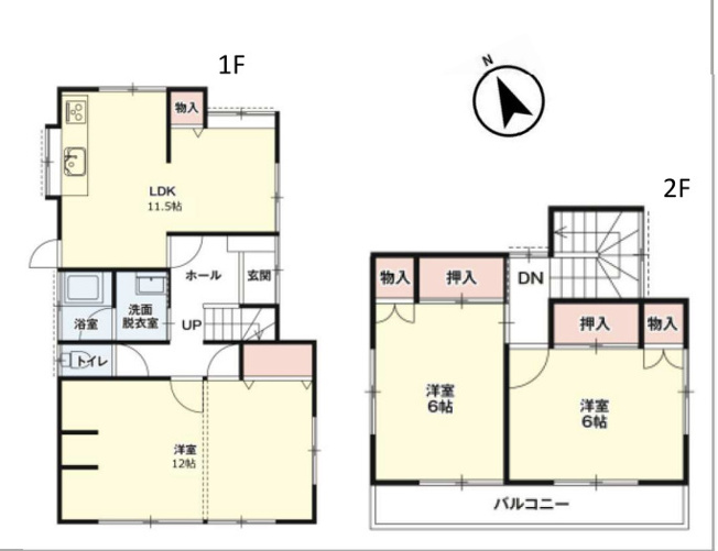 【間取り】 | KEM加須市礼羽1期　中古戸建　