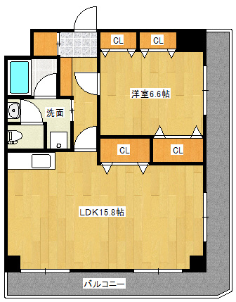 エスポワール新潟の間取り
