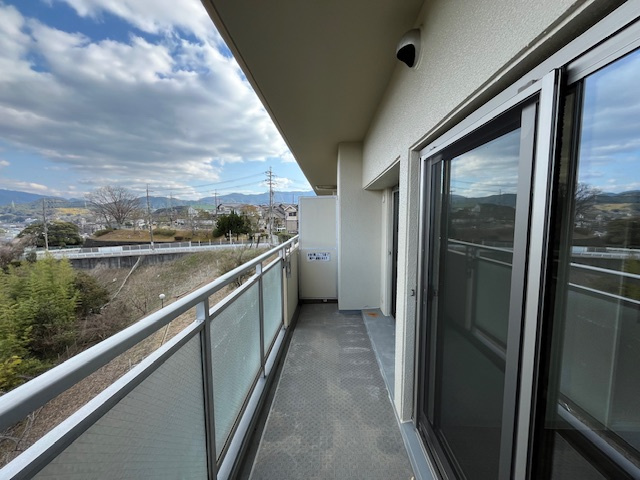 クローバーハイツ南花台のバルコニー