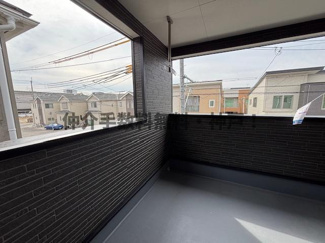 【バルコニー】 | 神戸市西区王塚台７丁目　新築戸建4号棟　仲介手数料無料！ | 落ち着いた時間を過ごせるバルコニーです