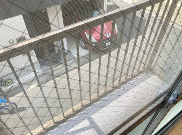 菅谷貸家のバルコニー