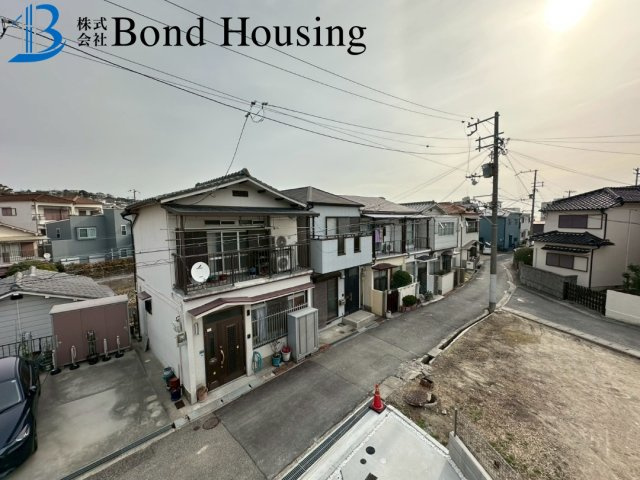 山電滝の茶屋駅まで徒歩4分　第1塩屋町　新築4区画　4号棟の前面道路含む現地写真