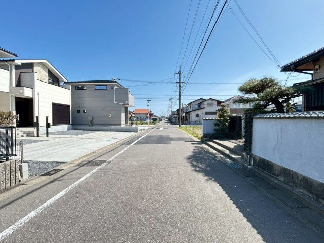 新築戸建　江南市今市場町２期　全４区画分譲の前面道路含む現地写真|■前面道路　■ヤマダ不動産　株式会社リライフ　
■夢のマイホーム購入をフルサポートします！