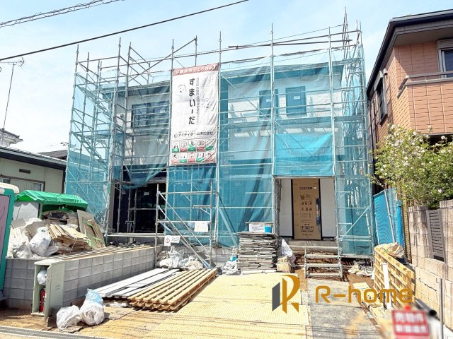 牛久市神谷1丁目第1期　新築戸建て　1号棟の外観|ご予約を頂ければ、『平日』はもちろん『早朝』や『夜間』もご見学可能です♪お気軽にお申し付けください♪