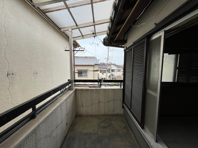 若松町戸建のバルコニー