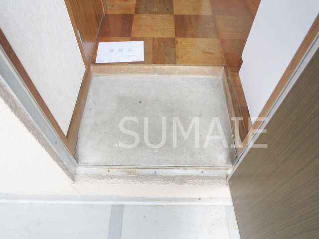 第二臼倉荘の玄関|玄関スペース。