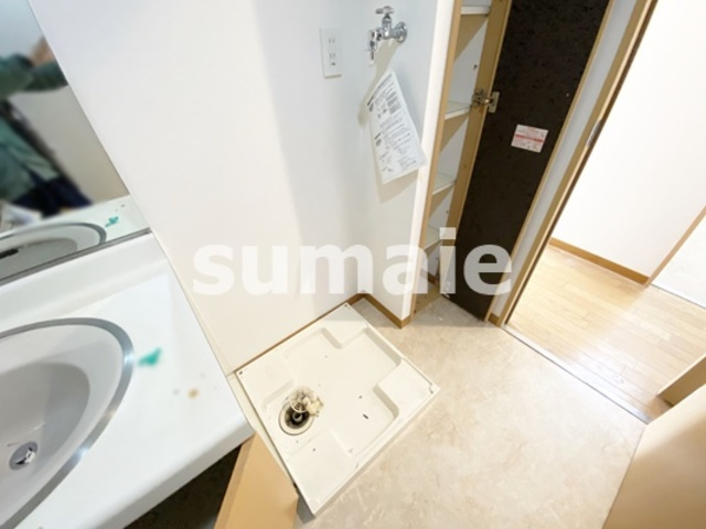 コスモ与野チェロードの洗面所|室内洗濯機置き場！