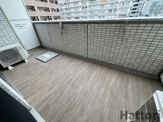 Dimus福島のバルコニー