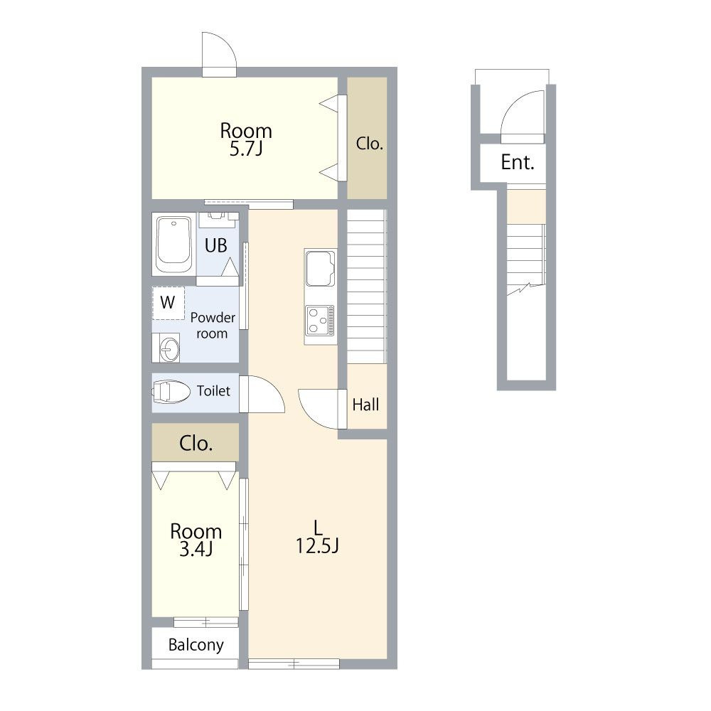 ヴィオーレ神在西の間取り