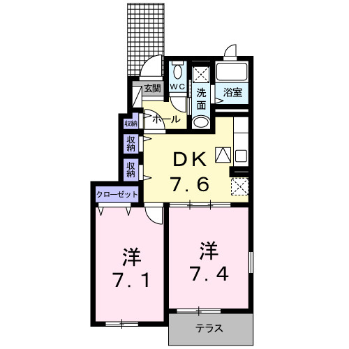 レジデンス根来の間取り
