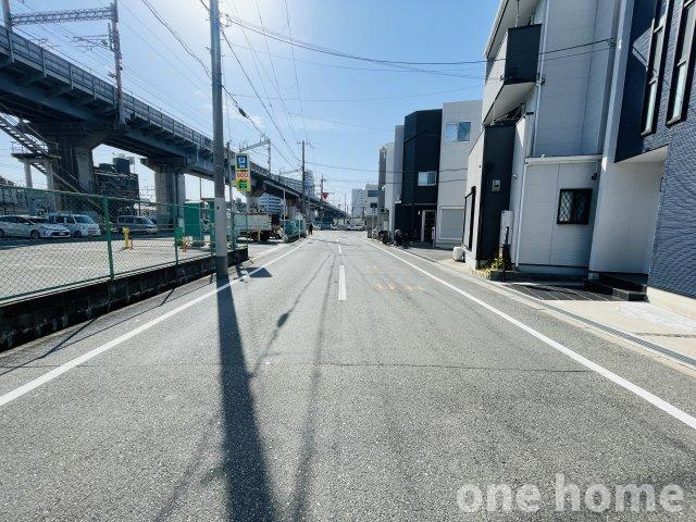 三国本町1丁目中古戸建の前面道路含む現地写真|◆東南向きにつき、陽当たり良好です！
◆【onehome専任物件】売主様→当社→お客様の関係でご内覧～商談までスムーズです!!