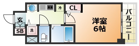 プレサンス神戸西スパークリングの間取り