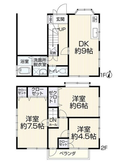 【間取り】 | 千葉市花見川区朝日ケ丘３丁目