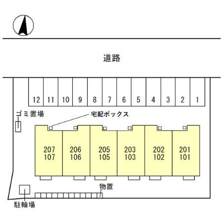 ヴィヨレ・パルクの区画図