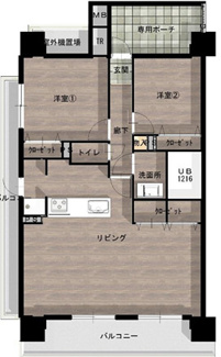 【間取り】 | ダイヤパレス大宮大成