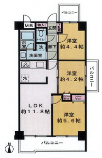 【間取り】 | コスモ大宮日進