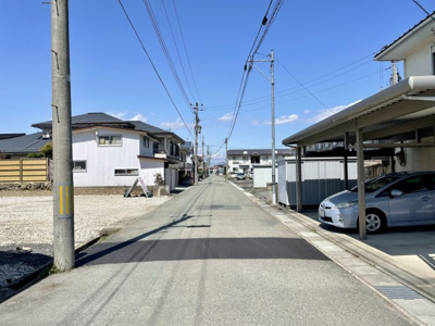 【周辺】 | 【敷地面積66坪以上　全2区画 分譲地】 | 前面道路　東側６ｍです♪