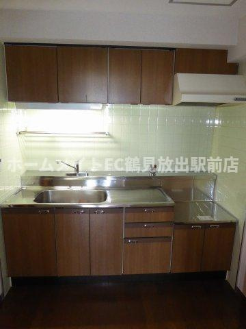 大阪市鶴見区焼野１丁目の賃貸マンションのキッチン
