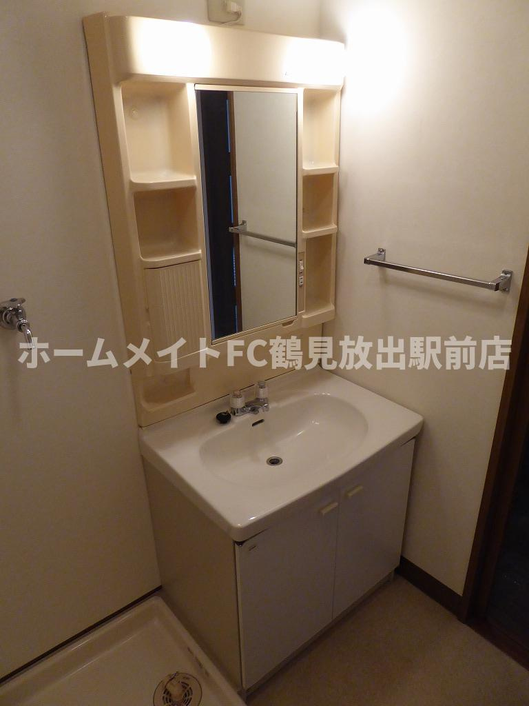 大阪市鶴見区焼野１丁目の賃貸マンションの独立洗面台