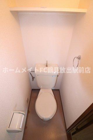 大阪市鶴見区浜５丁目の賃貸マンションのトイレ