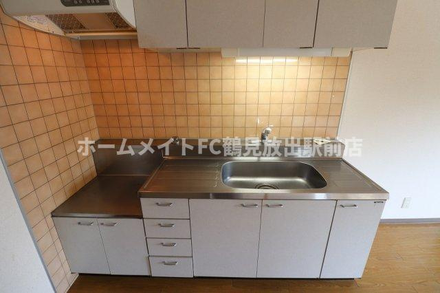 大阪市鶴見区浜５丁目の賃貸マンションのキッチン