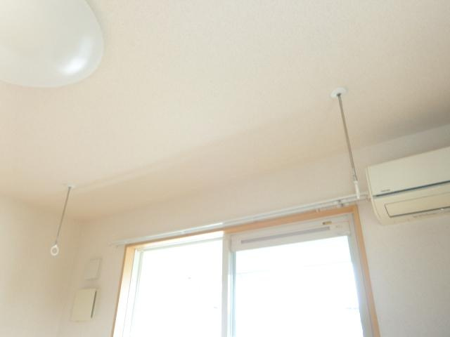 ルミエールＢの展望|室内物干し等