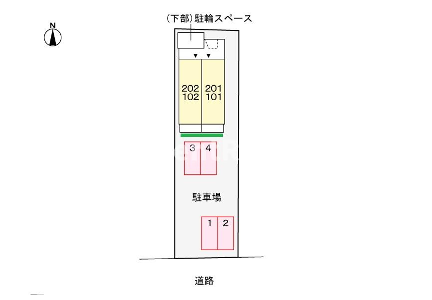 ドルチェの駐車場|駐車場