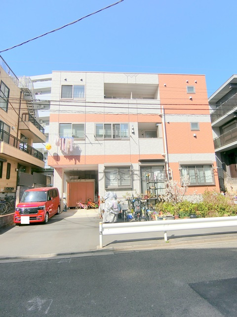 ルークスガーデン久が原の外観|2017年12月築　鉄骨造地上3階建て総戸数5戸の人気賃貸
東京都大田区久が原5丁目　東急池上線千鳥町駅徒歩6分、東急本線池上駅駅徒歩10分