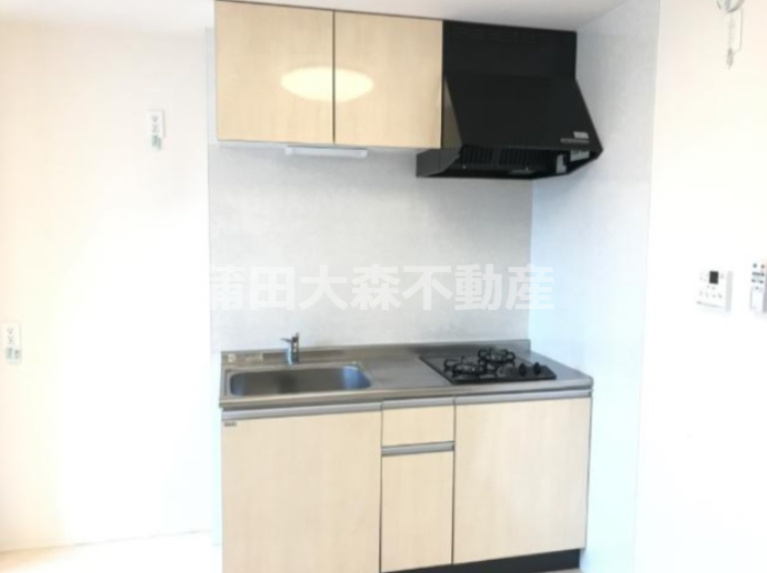 ルークスガーデン久が原のキッチン|２口ガスシステムのキッチン