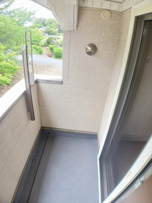 【バルコニー】 | サンライズ榎Ｂ | 広々としたバルコニーです