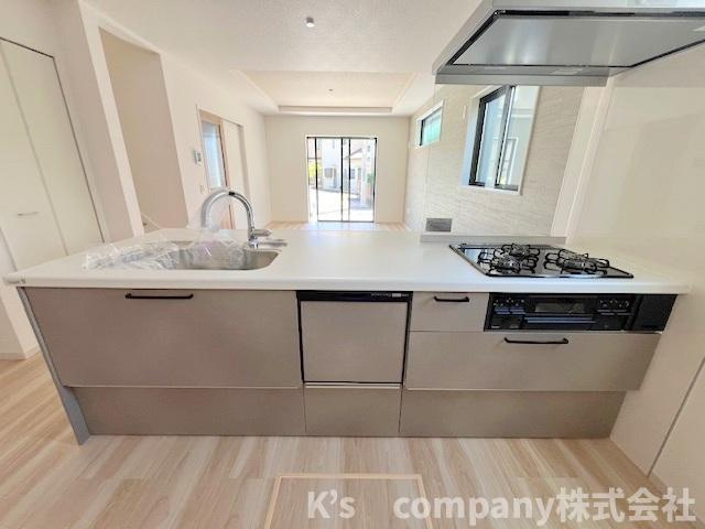 ◎茅ヶ崎市東海岸北5丁目　新築戸建　1号棟のキッチン|システムキッチン♪