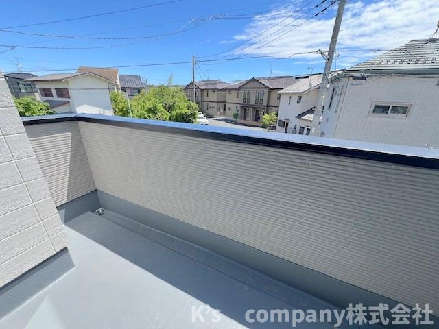 ◎茅ヶ崎市東海岸北5丁目　新築戸建　1号棟のバルコニー|バルコニー☆◇